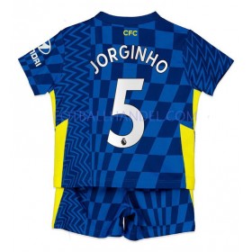 Barn Fotballdrakter Chelsea Jorginho 5 Hjemme 2021-22 Kortermet